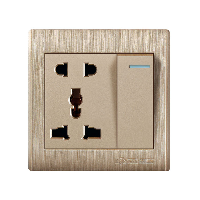 1gang 3pin Multi Socket