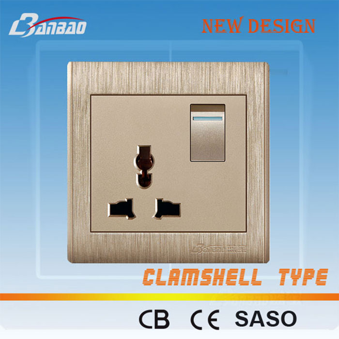 15A South Africa Socket With Led Indicator