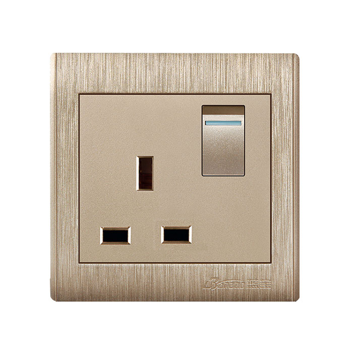 15A South Africa Socket With Led Indicator