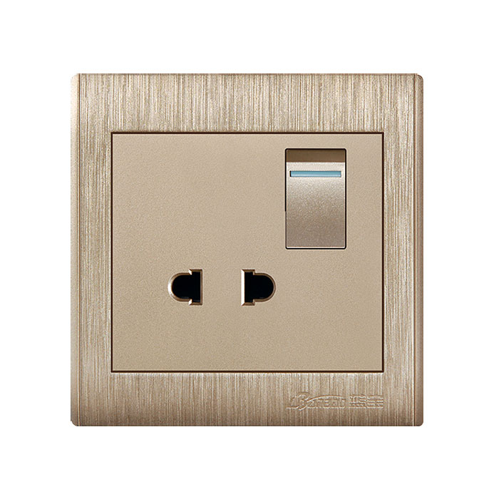 15A South Africa Socket With Led Indicator