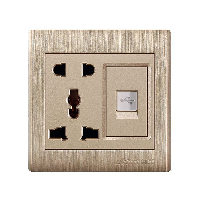 15A South Africa Socket With Led Indicator