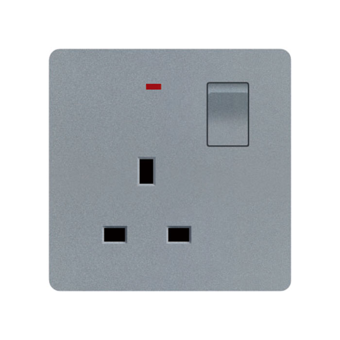 D2 Series Plastic Grey Wall Switch And Socket CE SASO GCC Certificates