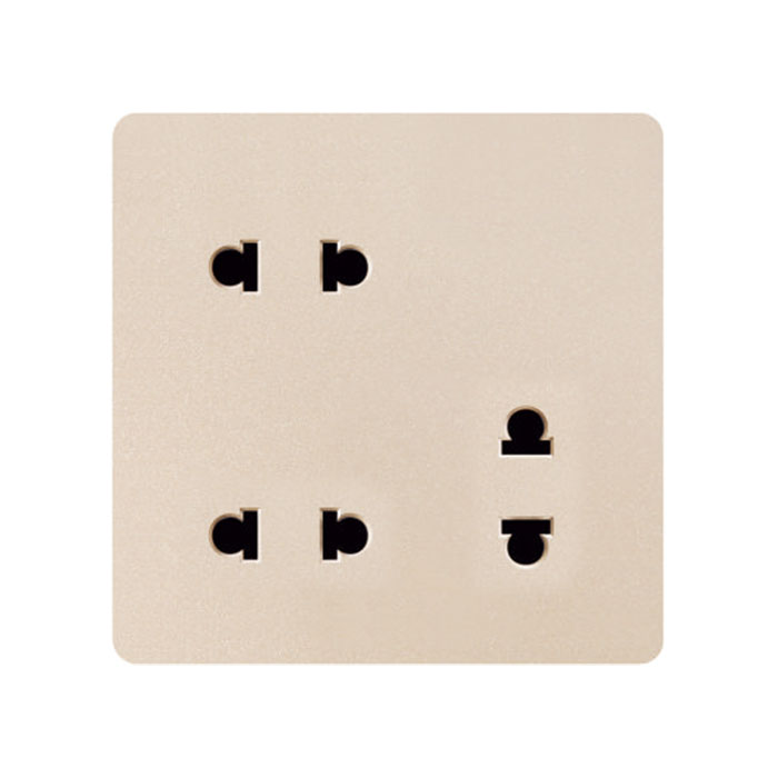 Luxuary Golden Color Cambodia 4pin Socket
