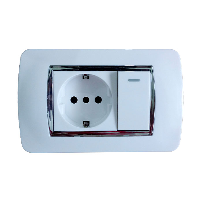 1 gang 3pin Multi Socket