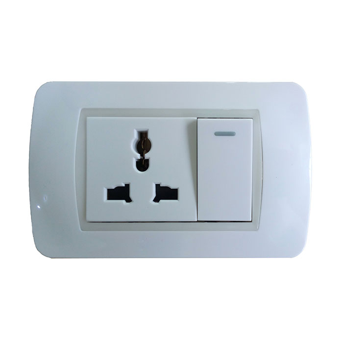 1 gang 3pin Multi Socket