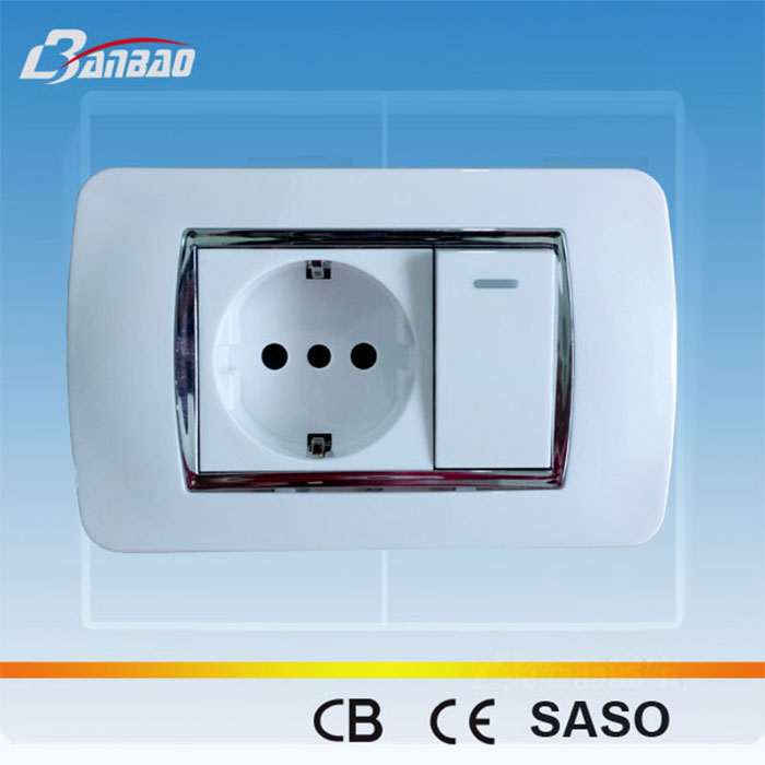 European Type Wall Switch Socket