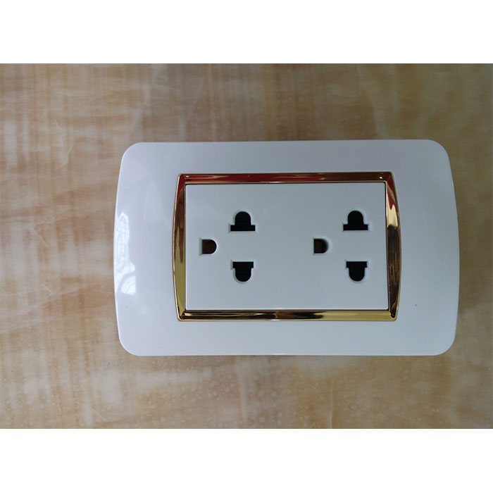 Single US Type 2pin Wall Socket