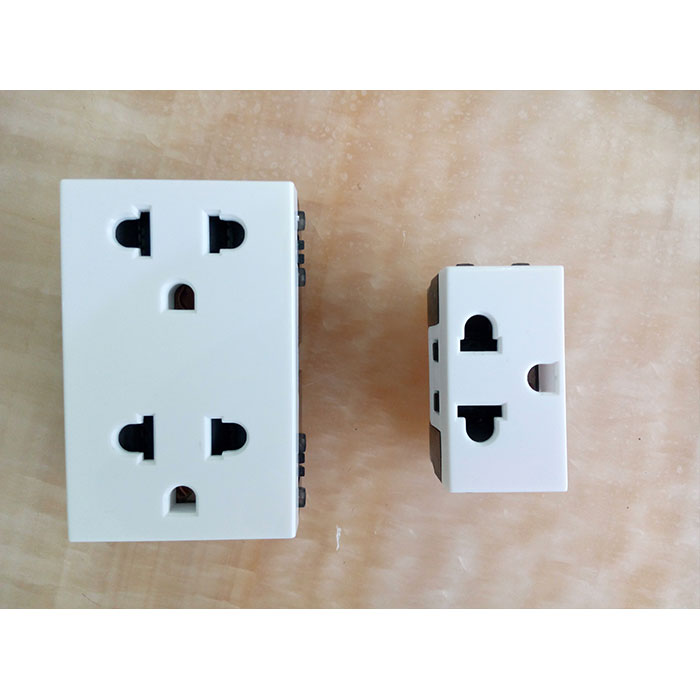 Single US Type 2pin Wall Socket