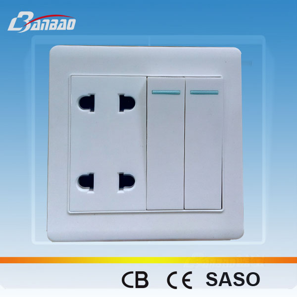Cambodia 2gang 4pin Socket