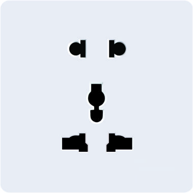 2+2+2 6hole Mutil Socket