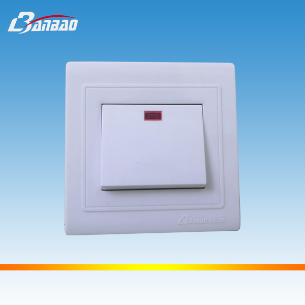 White Color 45A DP switch