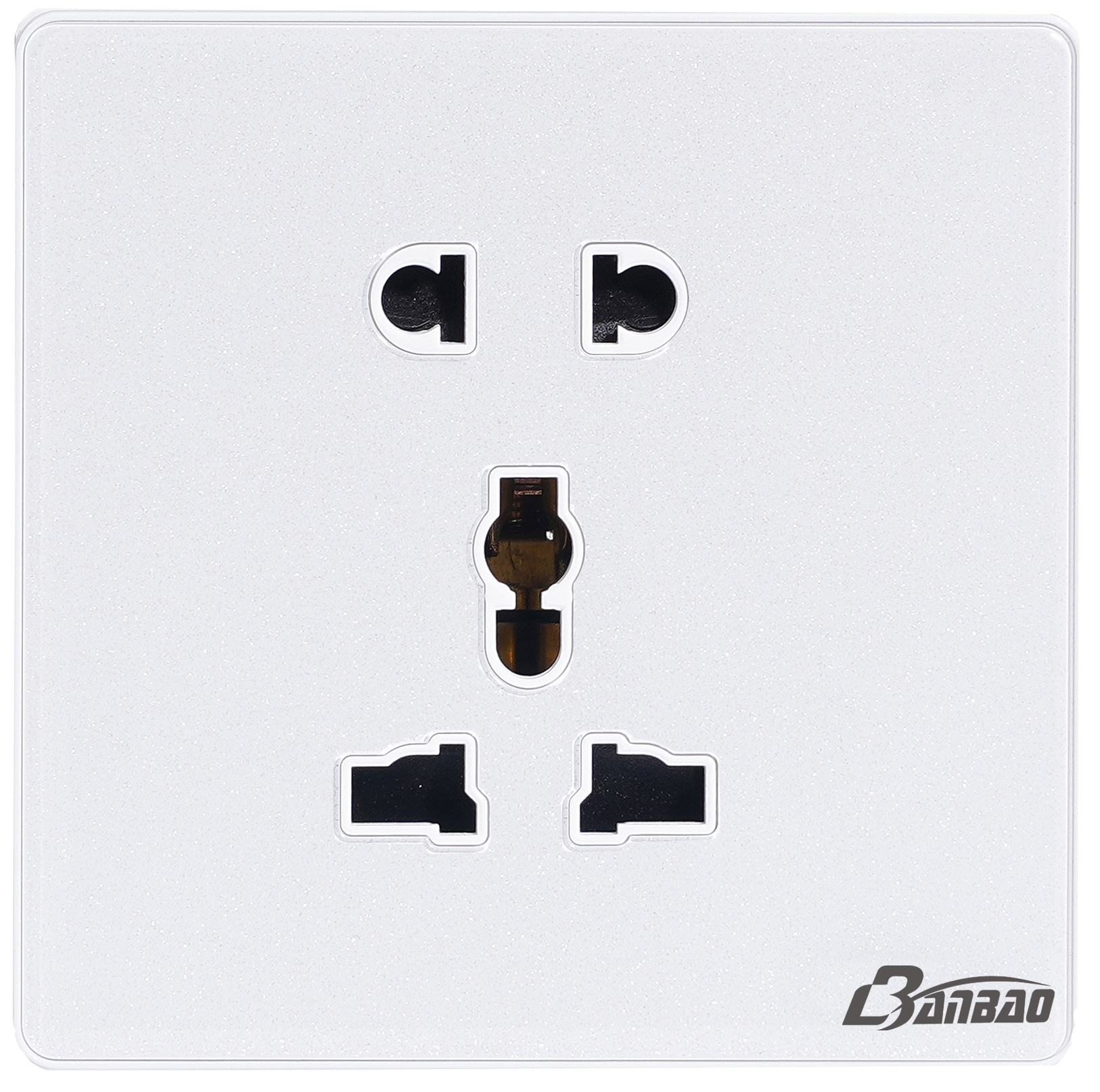 5pin Wall Socket with Glass panel