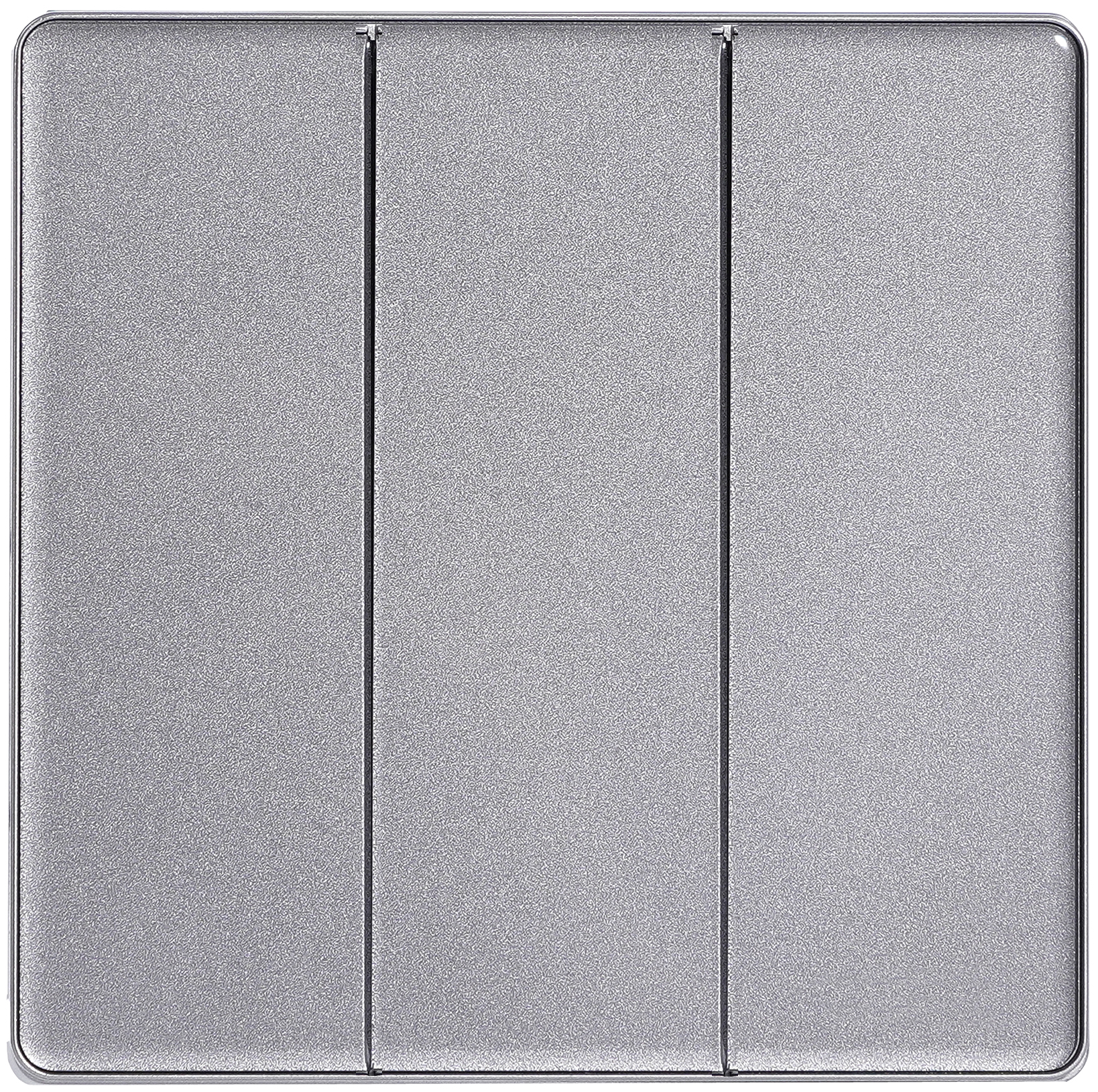 Grey color Big Button Glass panel 16A 4gang 1way Wall Switch