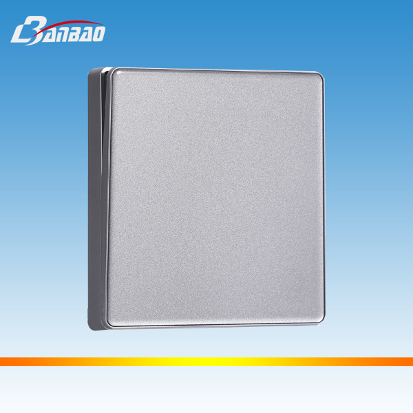 grey color acrylic glass panel electric wall switch