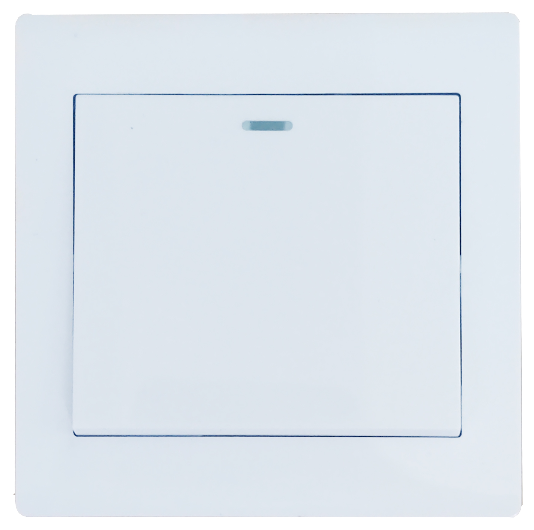 PC panel white color 4gang 1way 10A Big Button Wall Switch