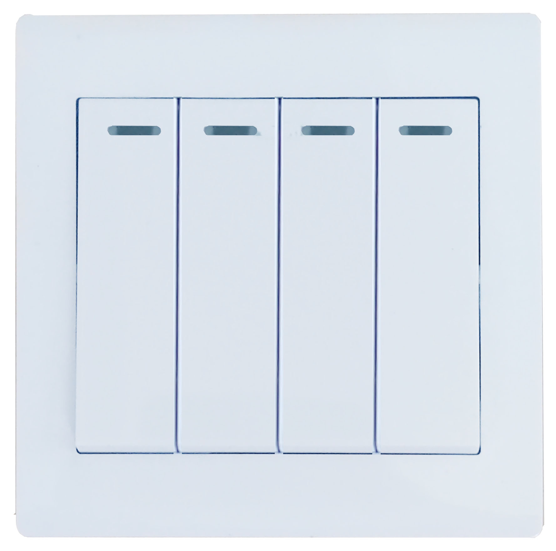 white color 10A Big Button PC panel 1gang Wall Switch