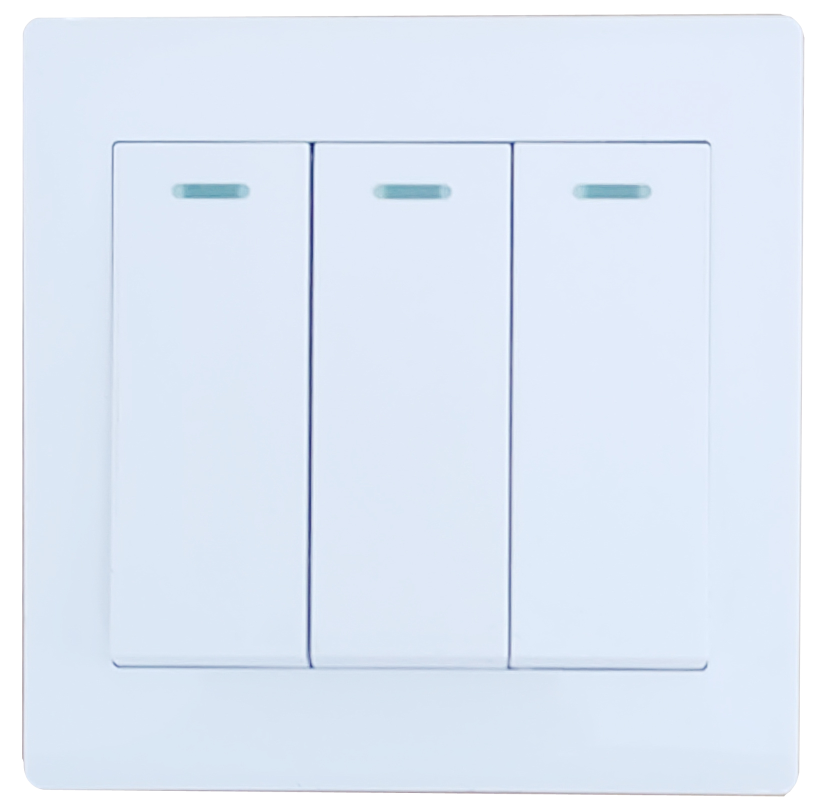 white color 10A Big Button PC panel 1gang Wall Switch