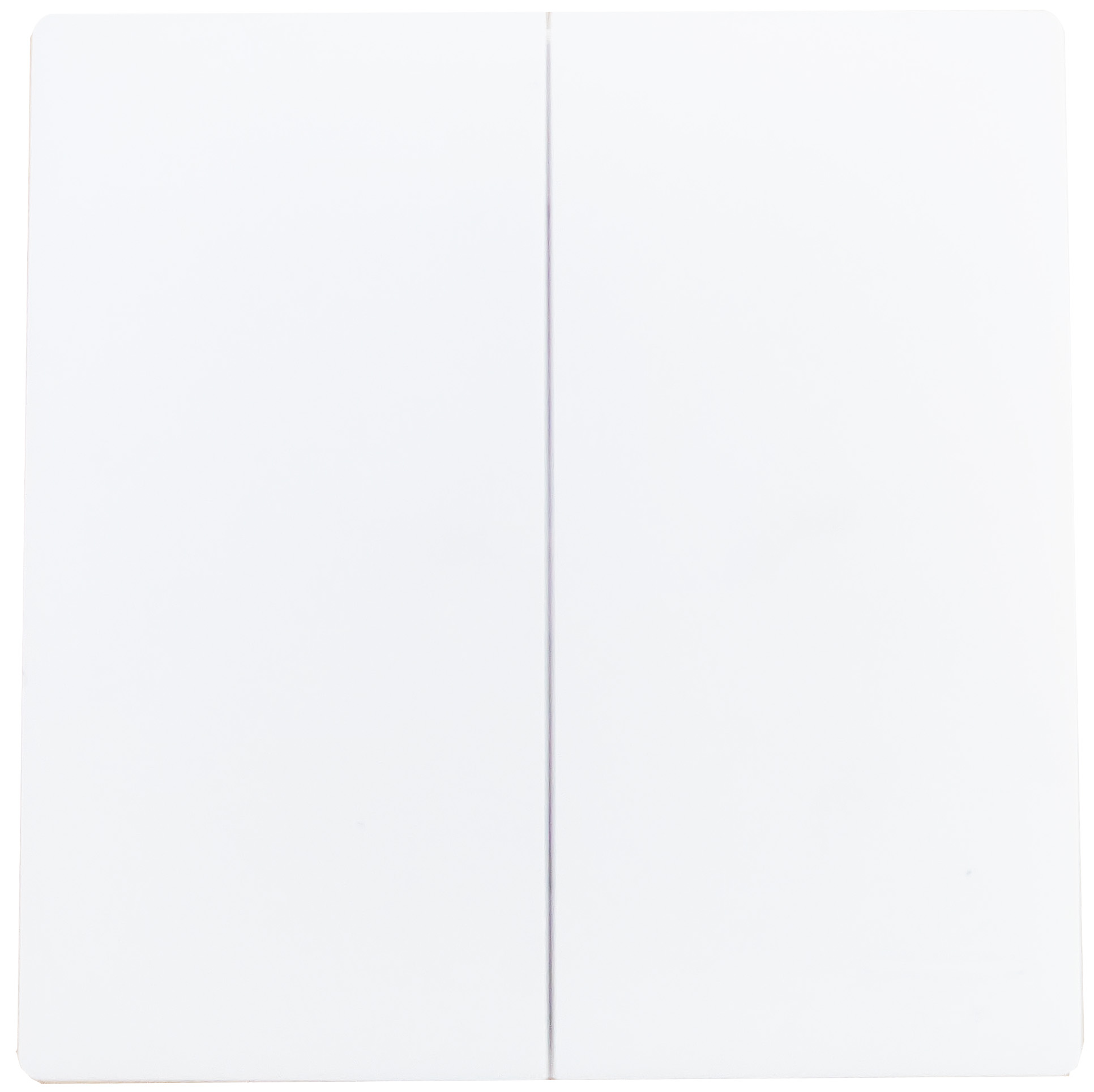 glass panel ultra thin white color 2gang 10A Wall Switch