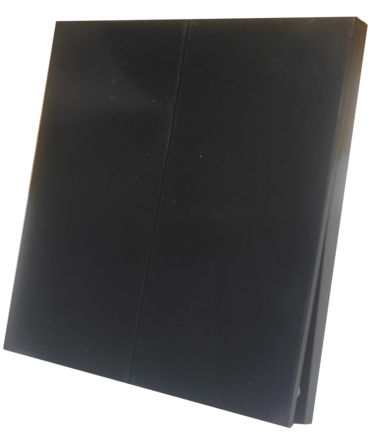 Grey color ultra thin glass panel 1gang 10A Big Button glass panel Wall Switch