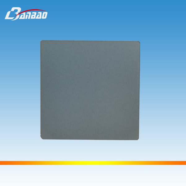 Grey color ultra thin glass panel 1gang 10A Big Button glass panel Wall Switch
