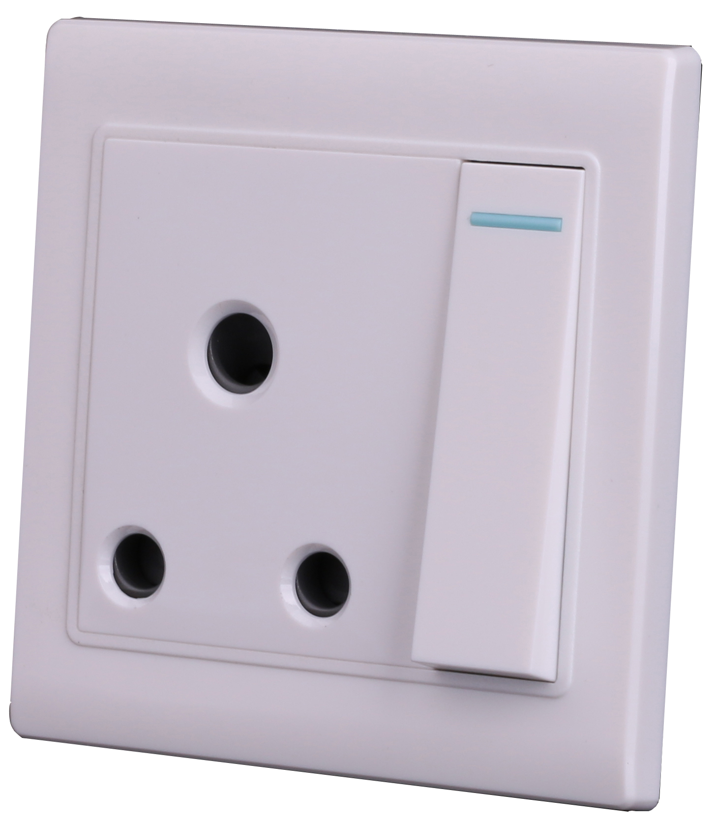 white color wall switch