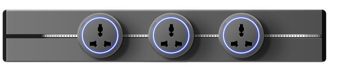 Power track socket UK Multi