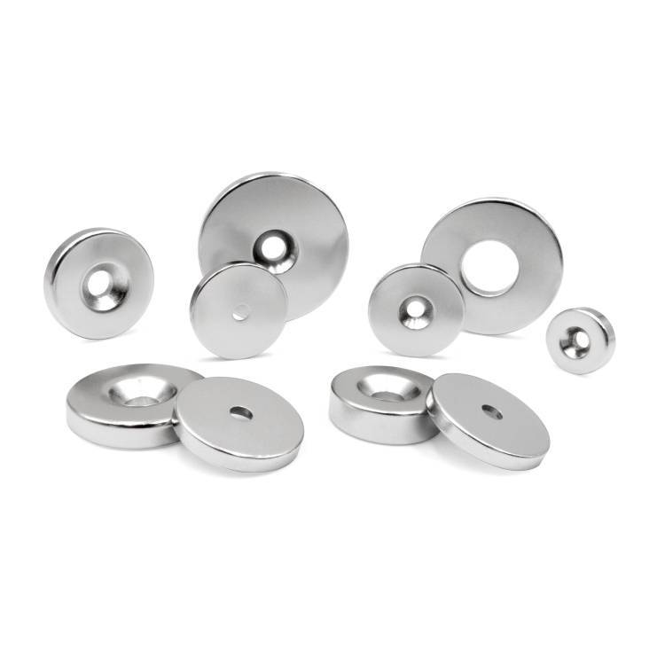 Versenkte Neodym-Ringmagnete