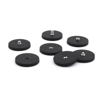 고무 코팅 희토류 냄비 자석