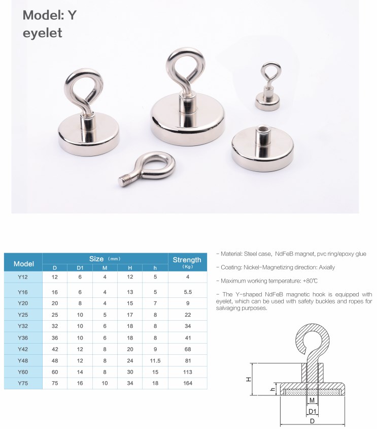 industrial magnetic hooks
