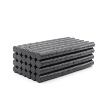Schwarzes kreisförmiges Seltenerd-Neodym-Magnetset