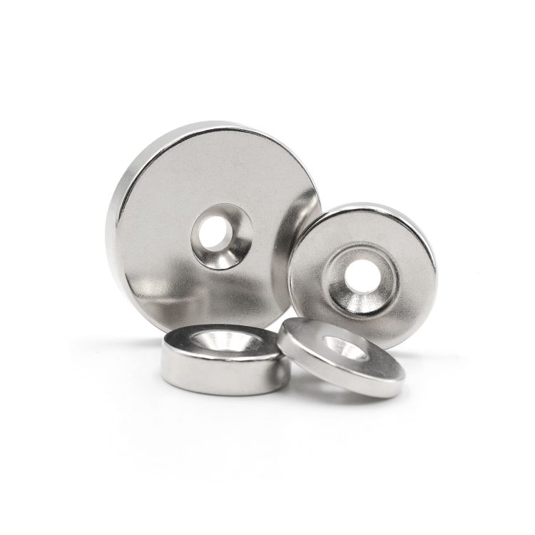 NdFeB recessed magnets
