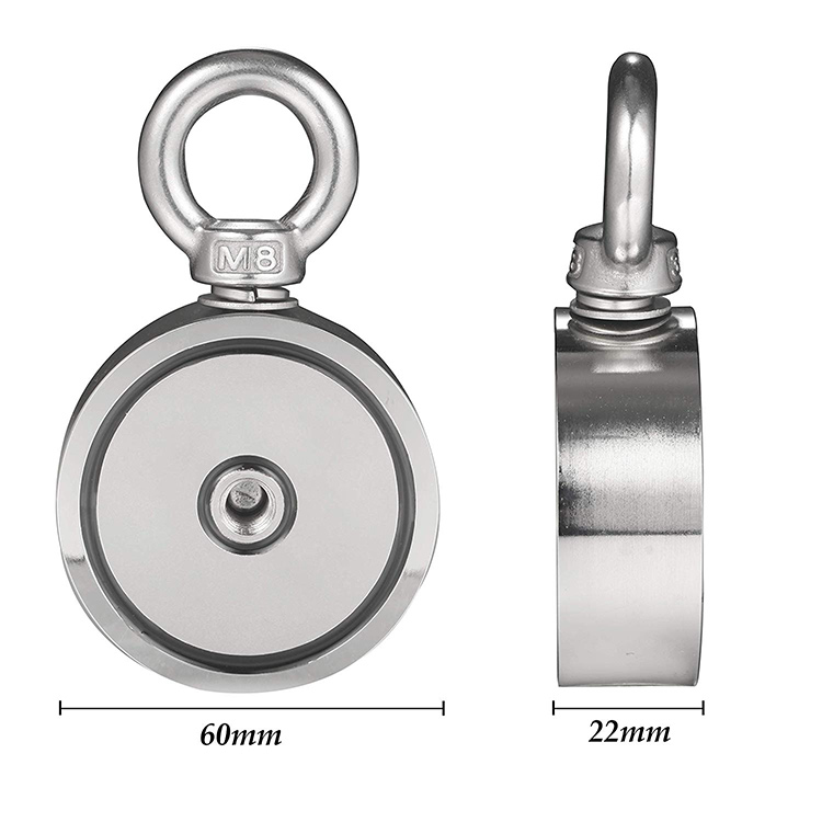 Neodymium Fishing Magnet with Stainless Steel Hook - China Fishing