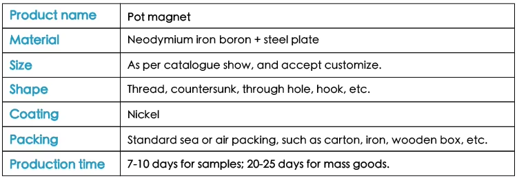 fishing magnet with eyebolt