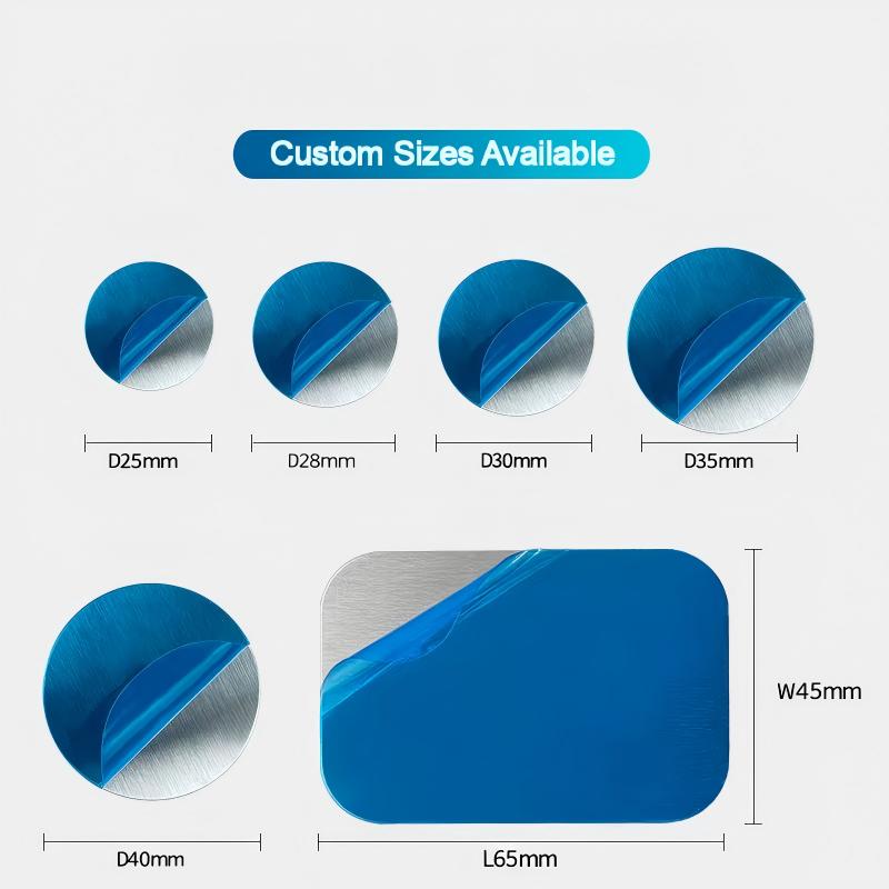 magnetic steel receiver plate