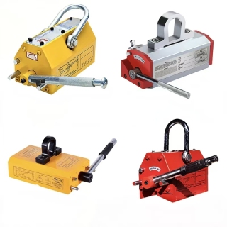 400kg Neodymium Magnetic Lifter with Release – 880lbs Steel Lifting Magnet