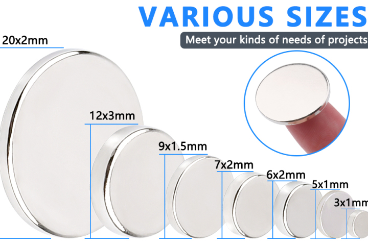 سبورة بيضاء متينة عالية الجودة للثلاجة، منظم مكتب، أقراص مغناطيسية