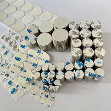 Ultra Thin N52 Neodymium Magnet with 3M Adhesive