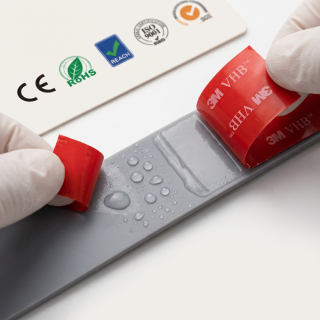 Custom Silicone Coated Neodymium Magnet with 3M AdhesiveCustom N52 Silicone Coated Magnet with 3M Adhesive