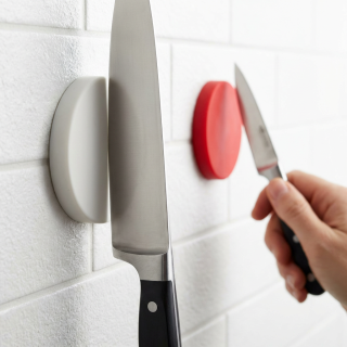 Custom Silicone Coated Neodymium Magnet with 3M AdhesiveCustom N52 Silicone Coated Magnet with 3M Adhesive