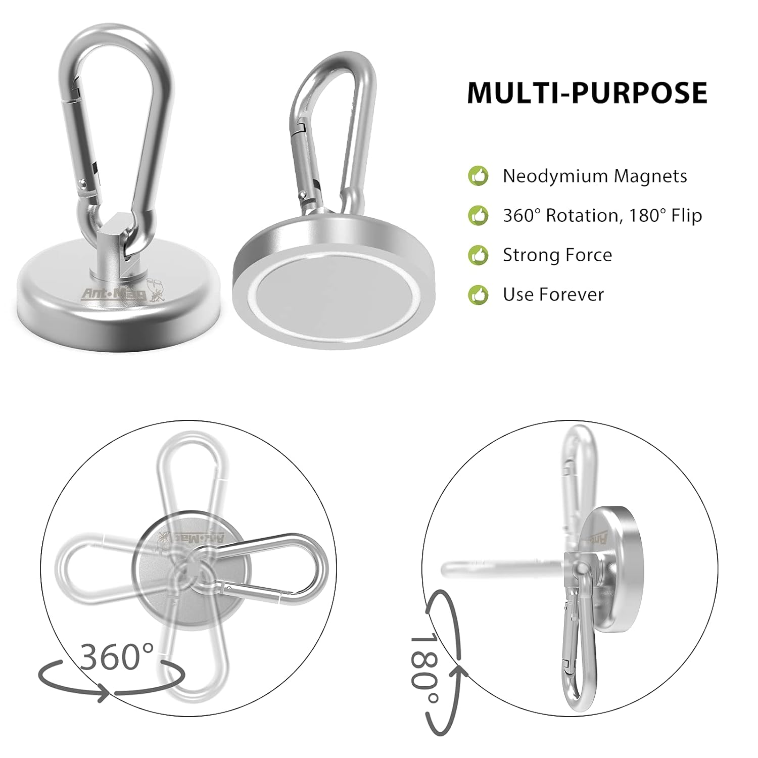 Carabiner Magnetic Hook