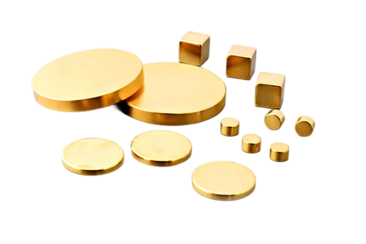 Gold Plated Neodymium Magnets