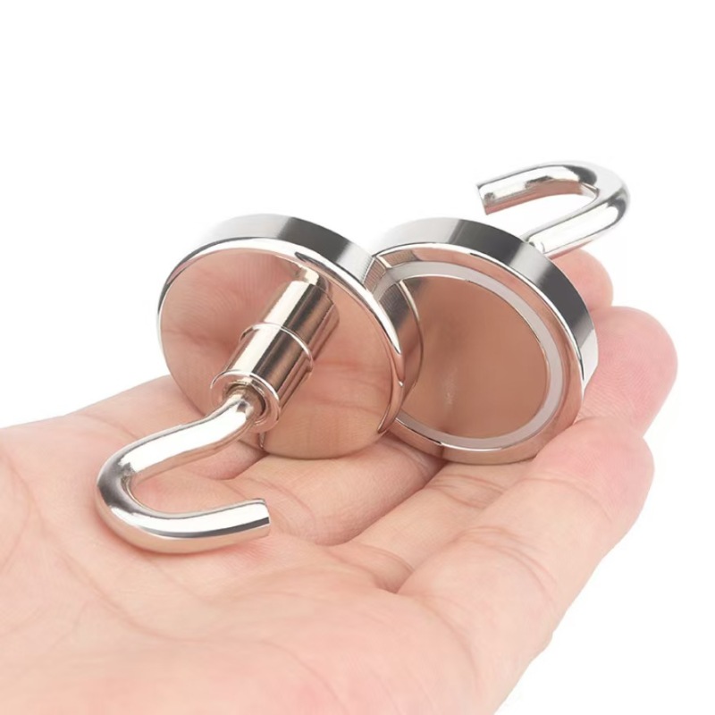 N52 Heavy Duty Neodymium Magnetic Hooks with Ni-Cu-Ni Coated