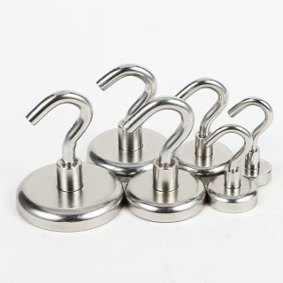 N52 Heavy Duty Neodymium Magnetic Hooks with Ni-Cu-Ni Coated