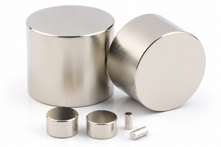 Strong Neodymium Cylinder Magnets for Industrial Use