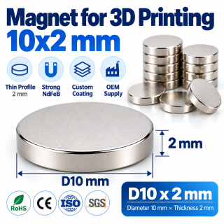 magnet for 3d printing 10x2