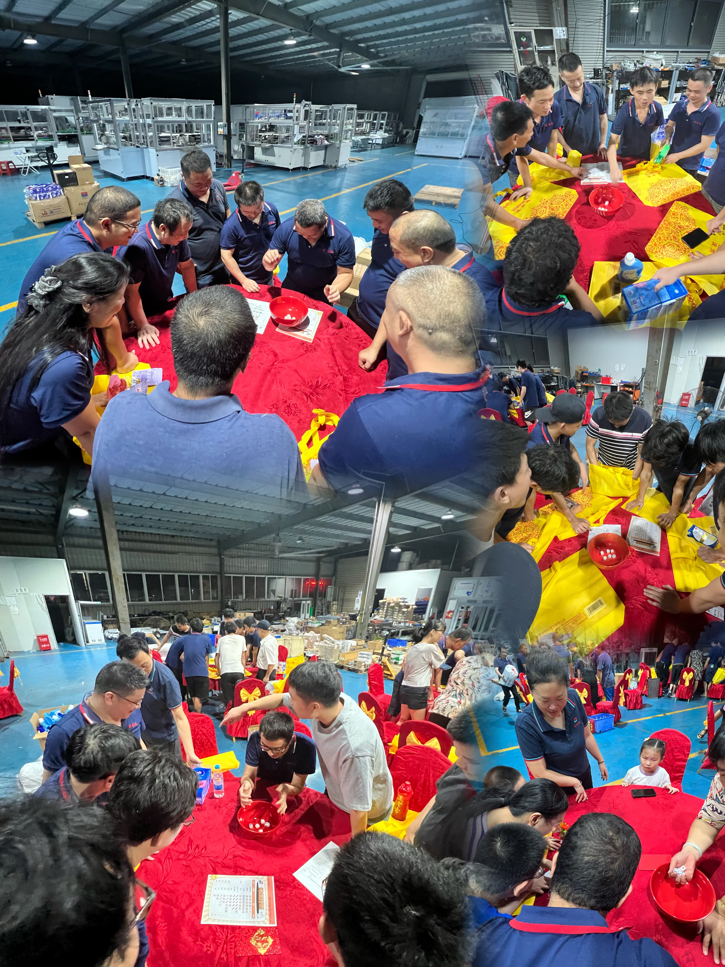 प्री-मिड ऑटम फेस्टिवल बो-बिंग दावत डाइस गेम्स के साथ लकी ड्रा