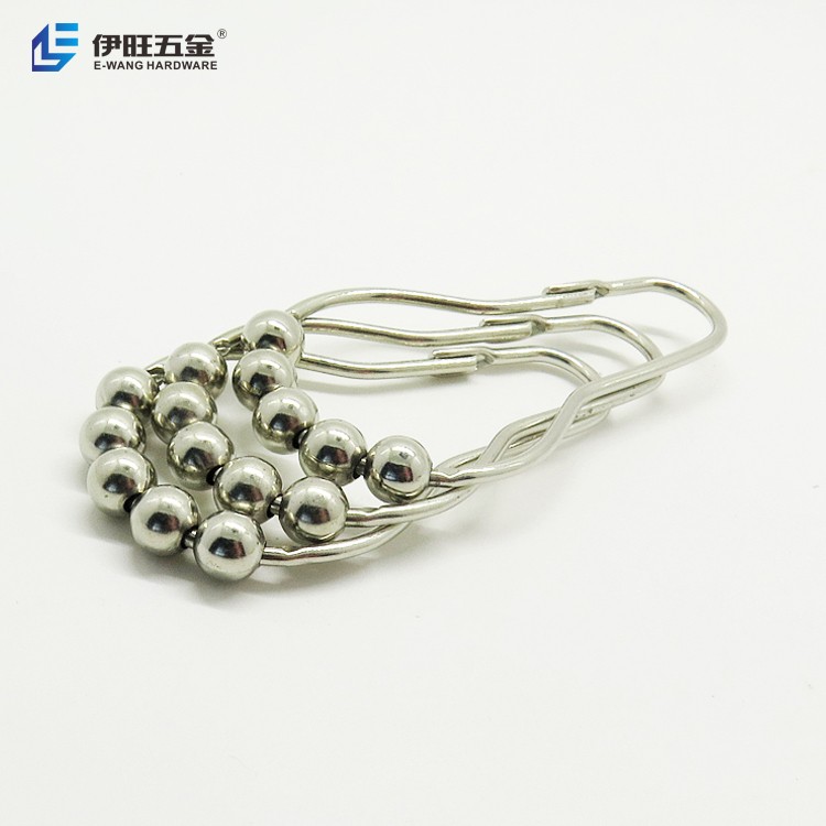 stainless steel bathroom curtain hooks