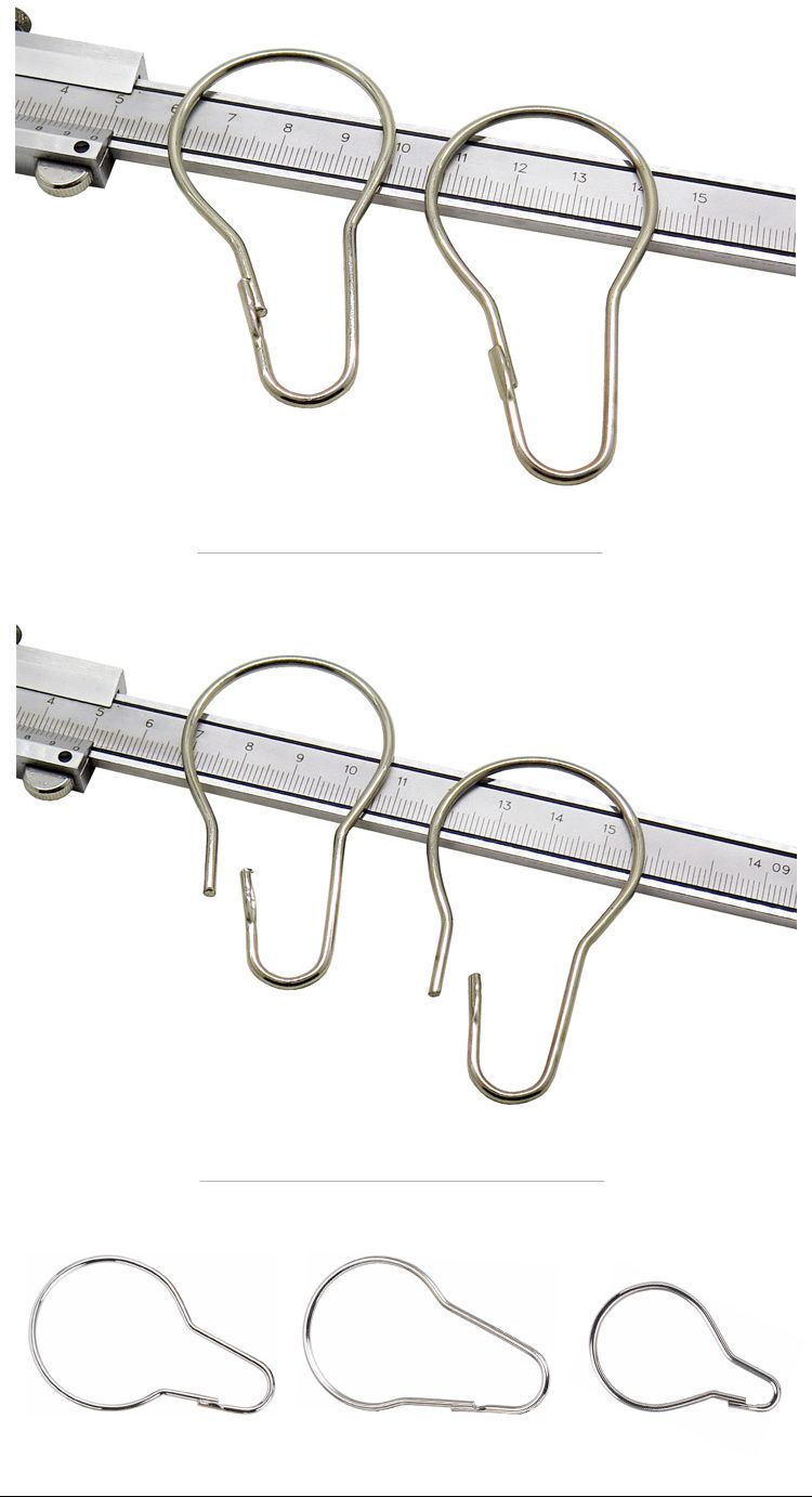 bathroom shower rods curtain rings