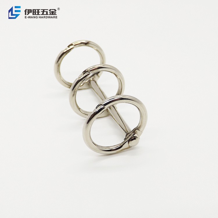 3-Ring metal loose leaf binder ring