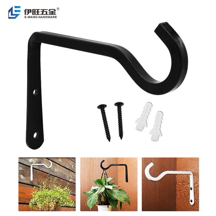 Metal White Outdoor Decorative Wall Hanging Brackets Wall Hooks